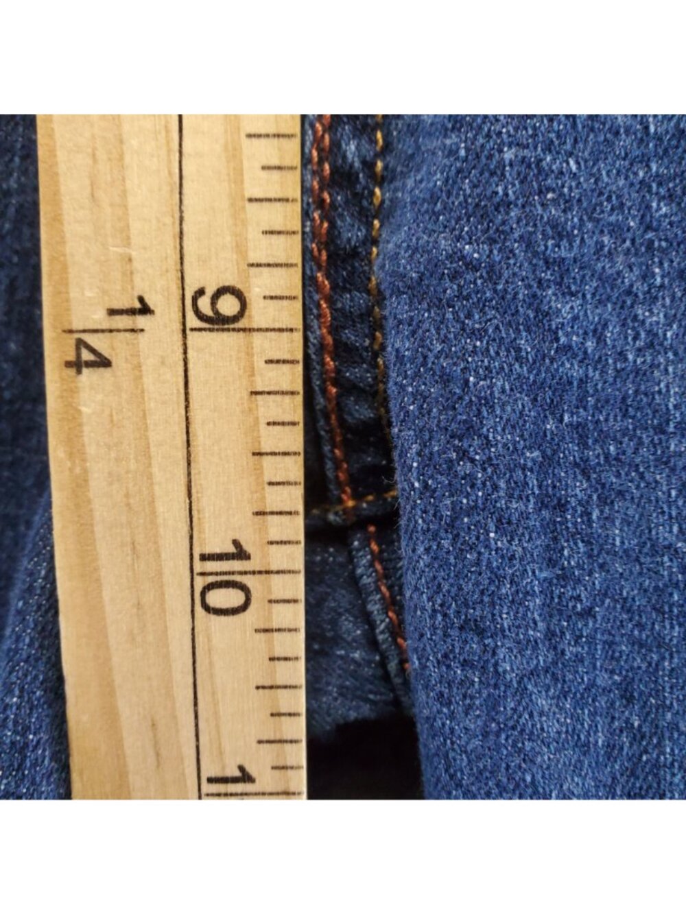 Levis Jeans Womens Size 10 Blue Bootcut Stretch Denim *Read* - Picture 5 of 11